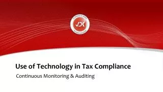 Use of Technology in Tax Compliance