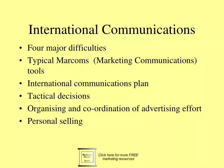 international communications