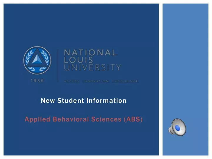 new student information applied behavioral sciences abs
