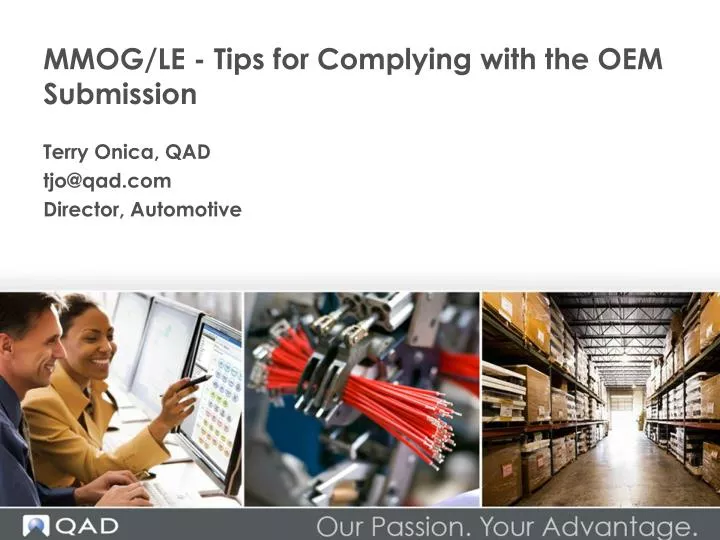 mmog le tips for complying with the oem submission