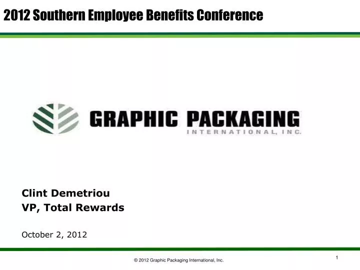 2012 southern employee benefits conference