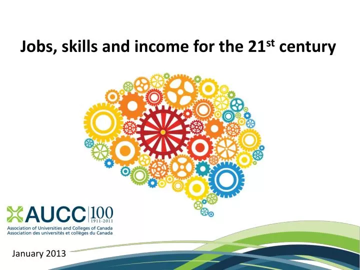 jobs skills and income for the 21 st century
