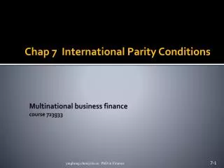 multinational business finance course 723g33