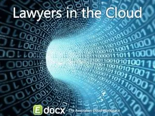 Lawyers in the Cloud