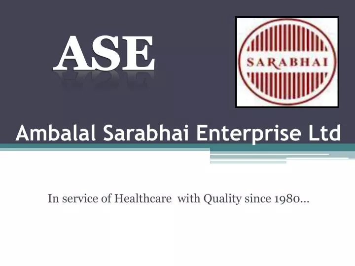 ambalal sarabhai enterprise ltd