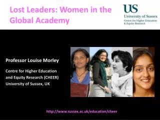 Lost Leaders: Women in the Global Academy