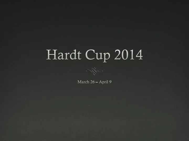 hardt cup 2014