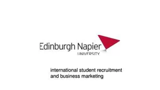 international student recruitment and business marketing