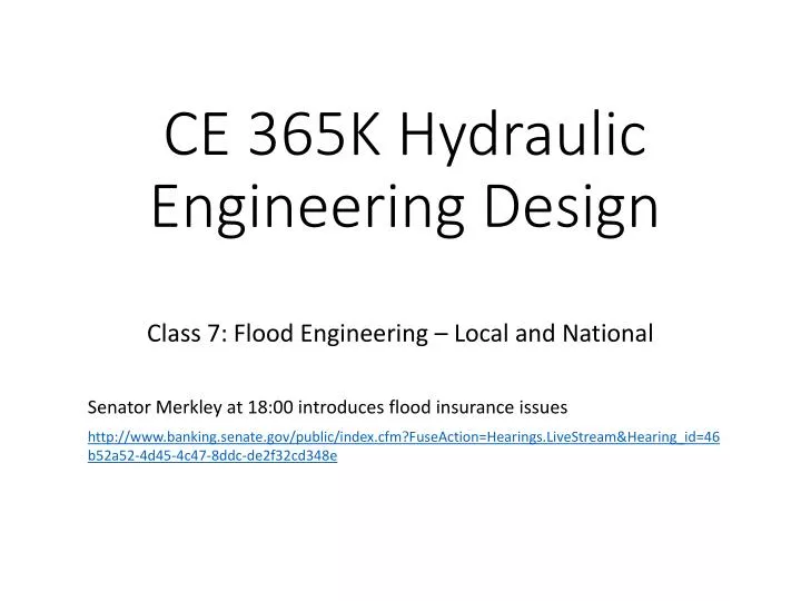 ce 365k hydraulic engineering design