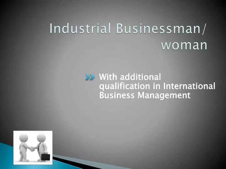 industrial businessman woman