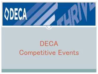 DECA Competitive Events