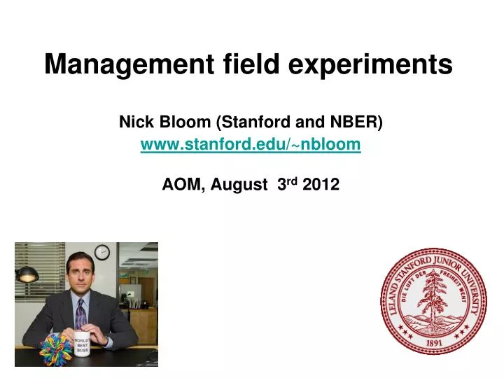 management field experiments