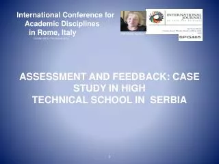 International Conference for Academic Disciplines in Rome, Italy