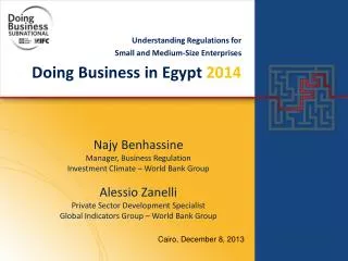 Doing Business in Egypt 2014