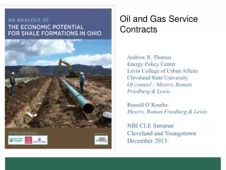 Oil and Gas Service Contracts