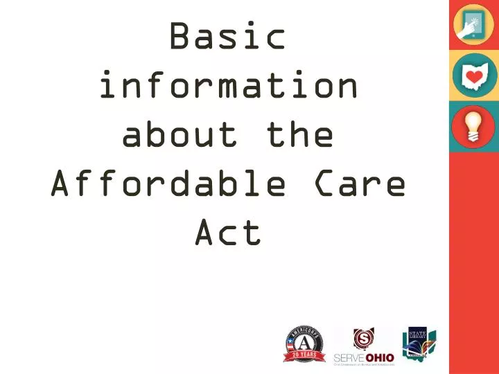 basic information about the affordable care act