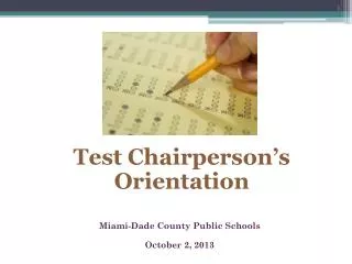Miami-Dade County Public Schools October 2, 2013