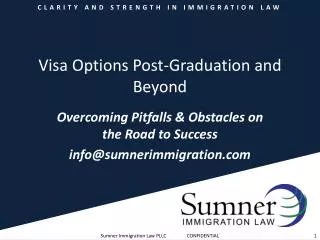 Visa Options Post-Graduation and Beyond