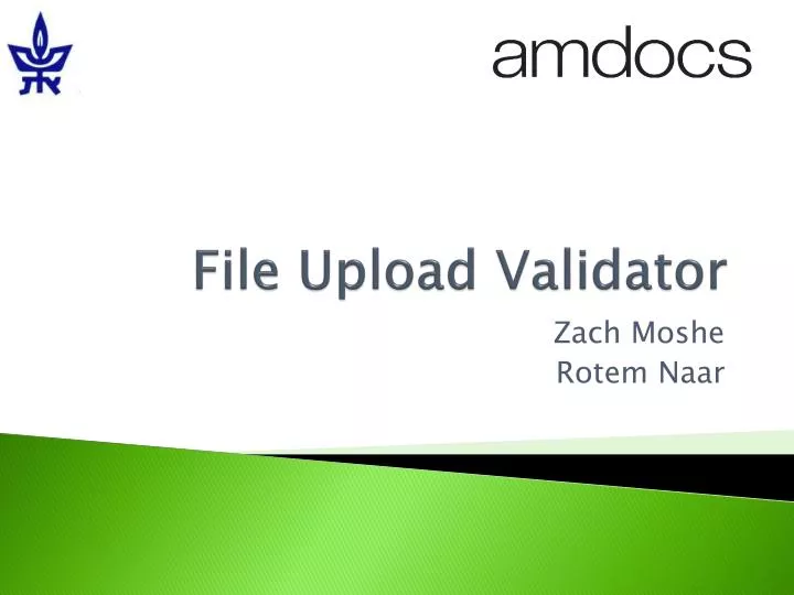 file upload validator