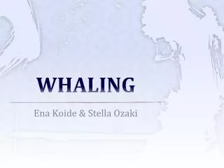 WHALING