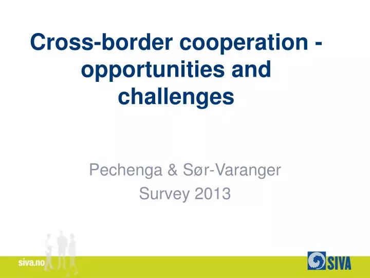 cross border cooperation o pportunities and challenges