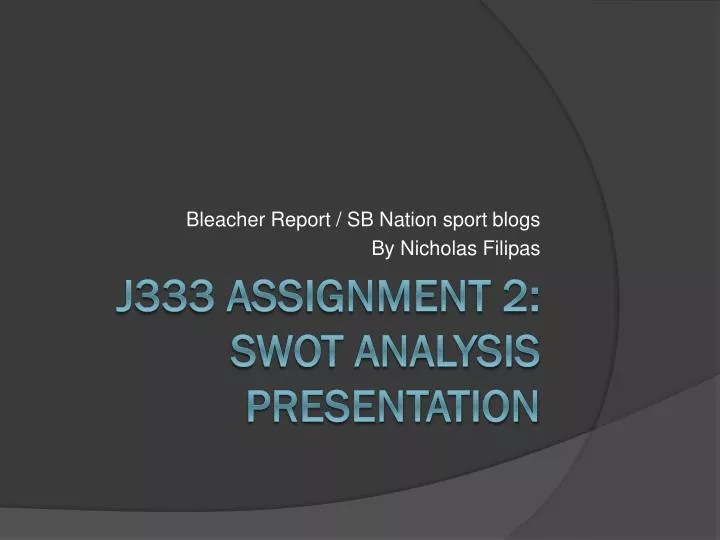 bleacher report sb nation sport blogs by nicholas filipas