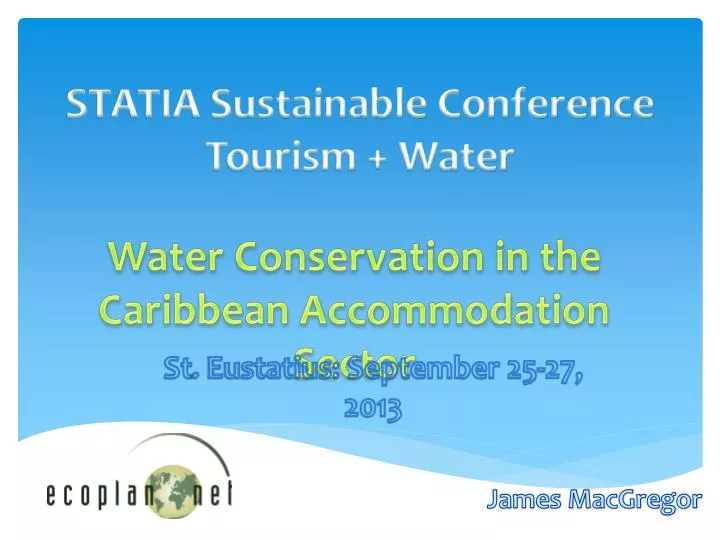 statia sustainable conference tourism water