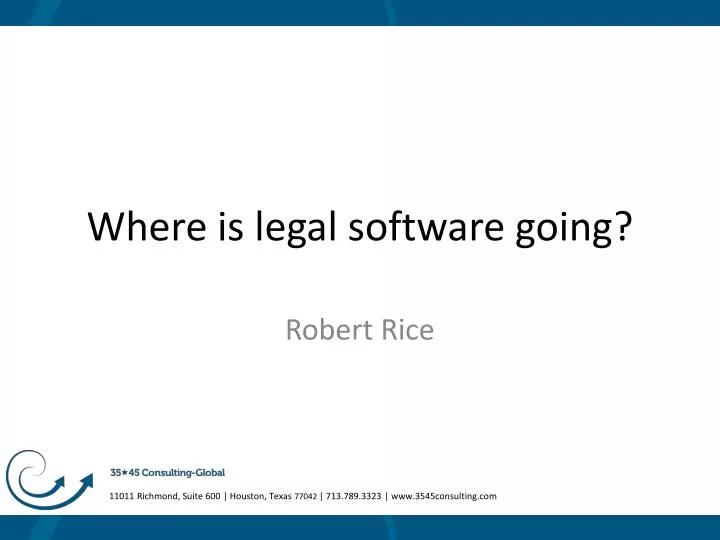 where is legal software going