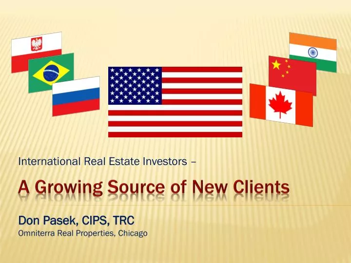 international real estate investors