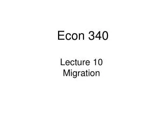 Lecture 10 Migration