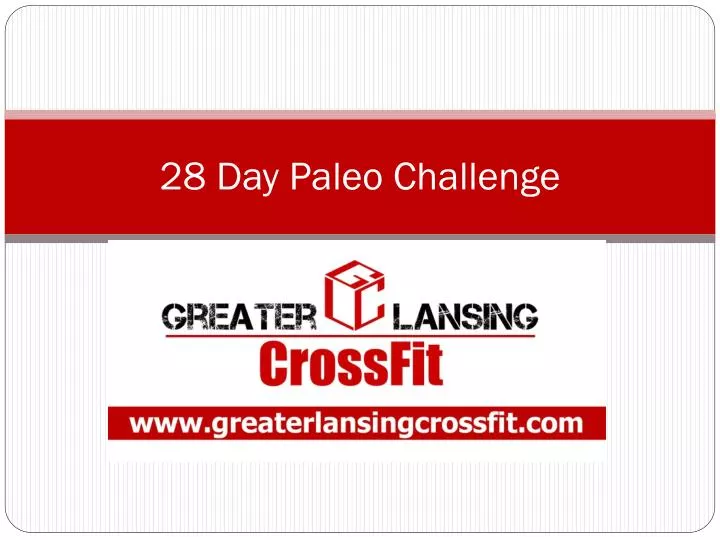 28 day paleo challenge