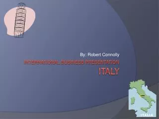 International business presentation Italy
