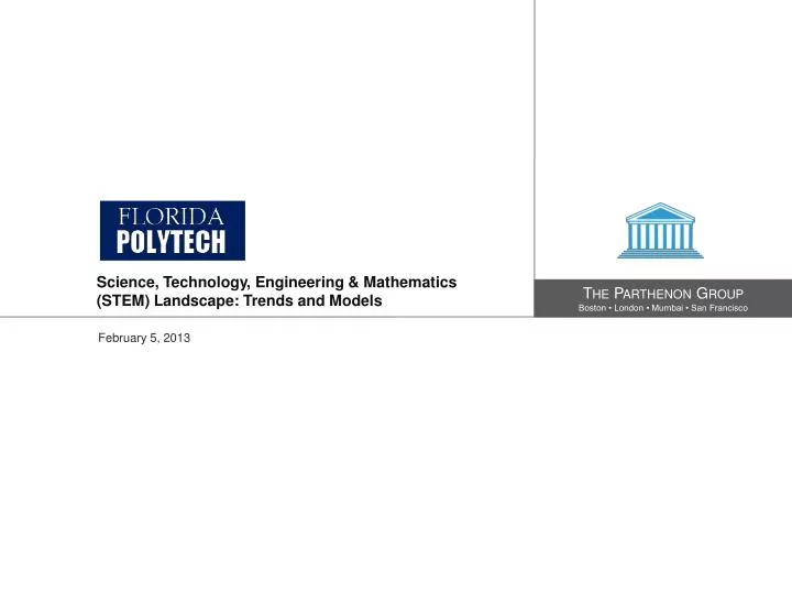 science technology engineering mathematics stem landscape trends and models