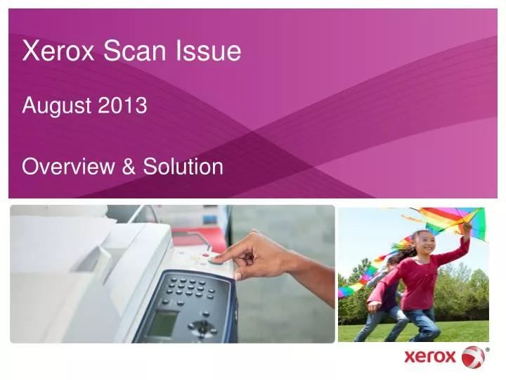 xerox scan issue
