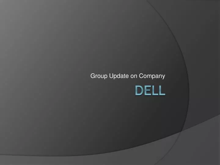 group update on company