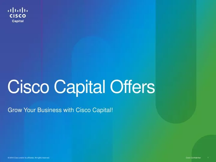 cisco capital offers