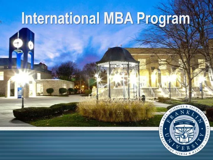 international mba program