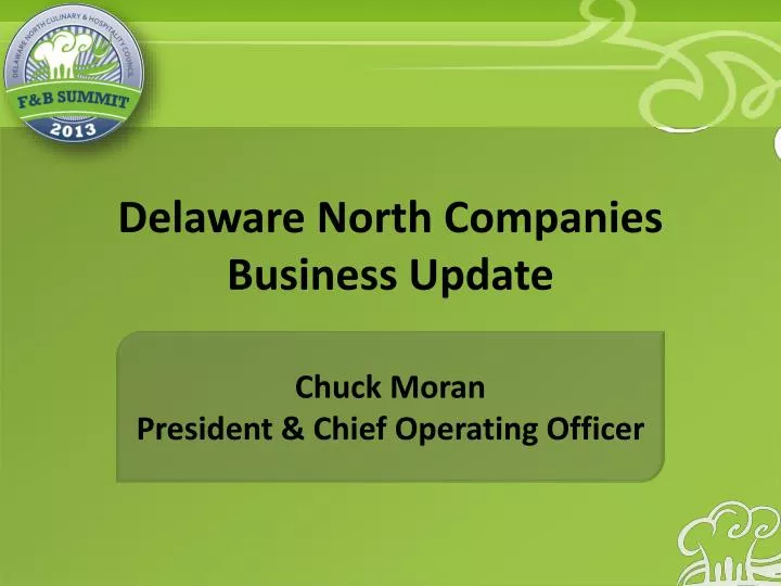 delaware north companies business update