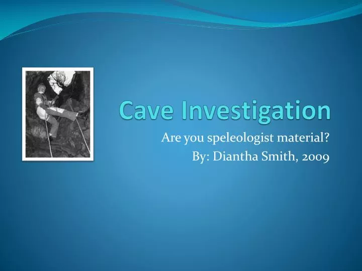 cave investigation