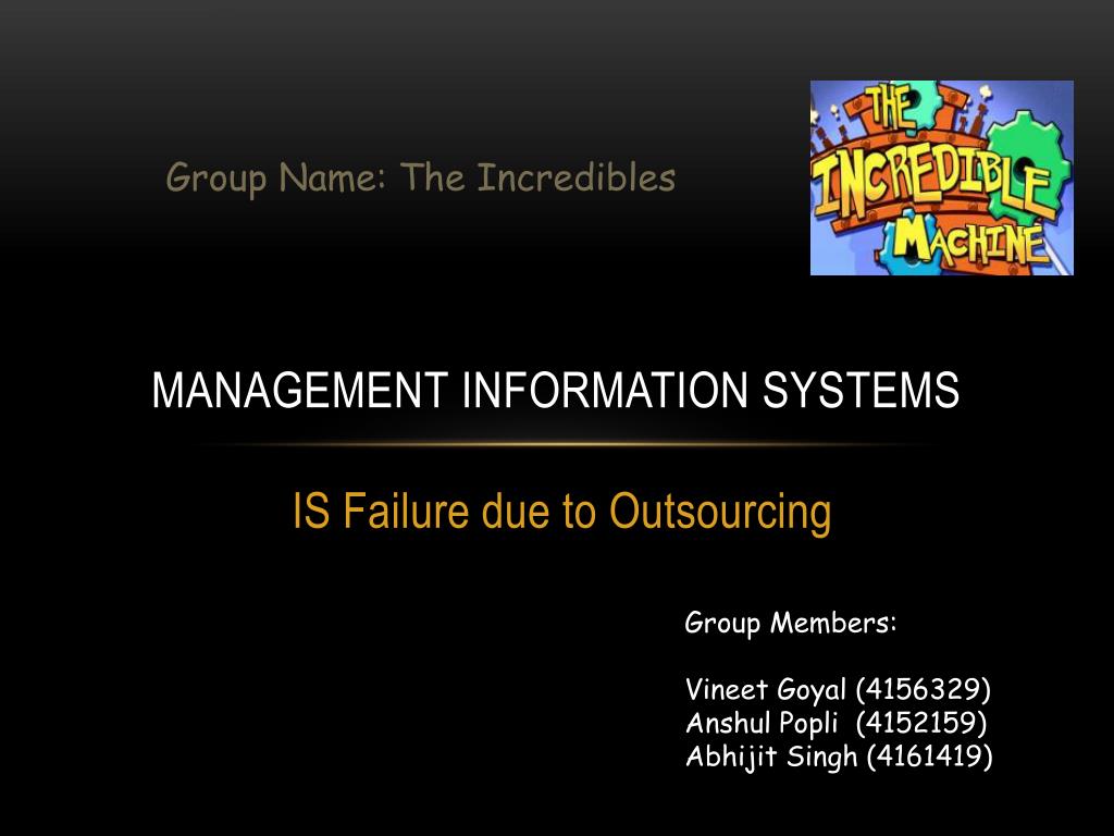 PPT - Management information systems PowerPoint Presentation, free ...