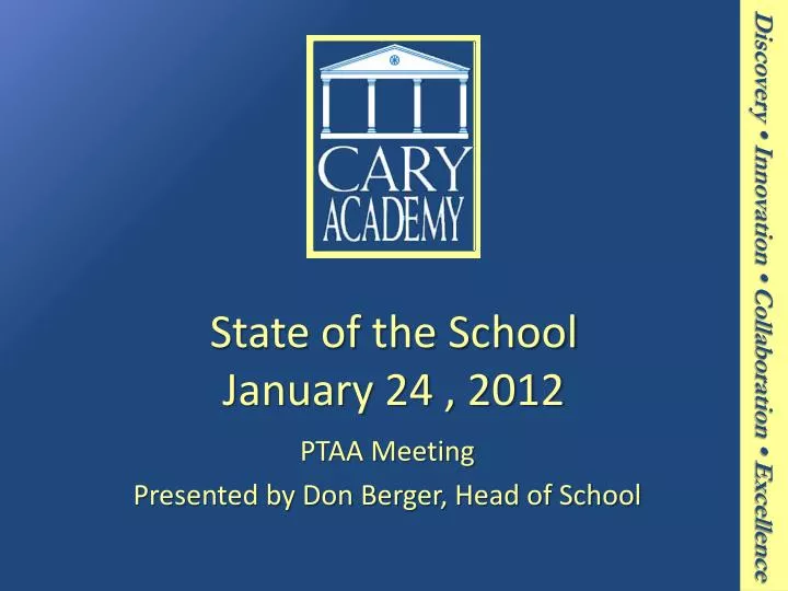 state of the school january 24 2012