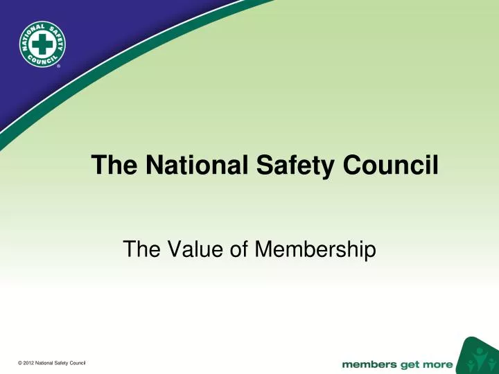 the national safety council