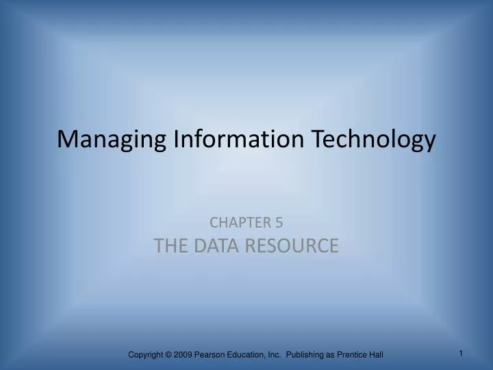 managing information technology