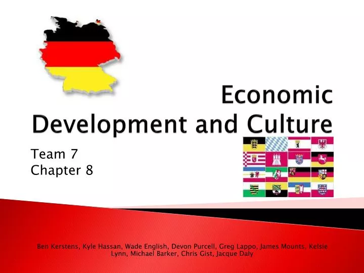 economic development and culture