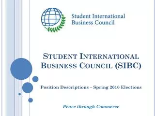 Student International Business Council (SIBC)
