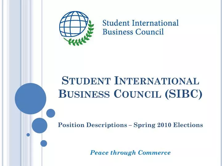 student international business council sibc