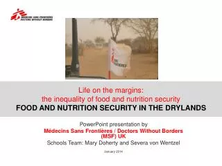 Life on the margins: the inequality of food and nutrition security FOOD AND NUTRITION SECURITY IN THE DRYLANDS