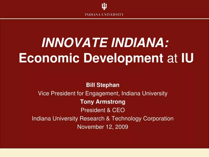 innovate indiana economic development at iu