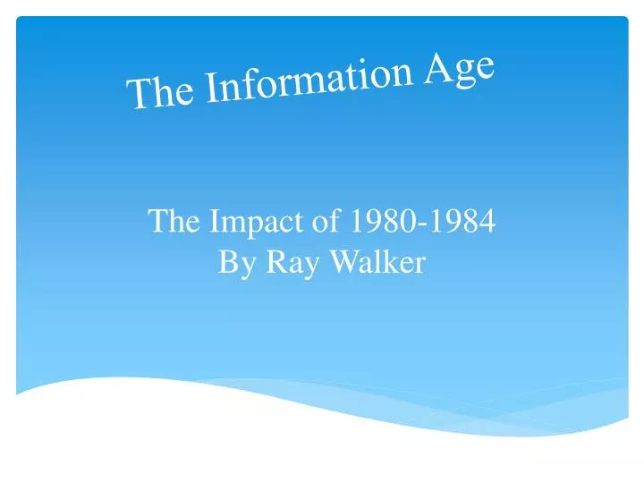 the information age