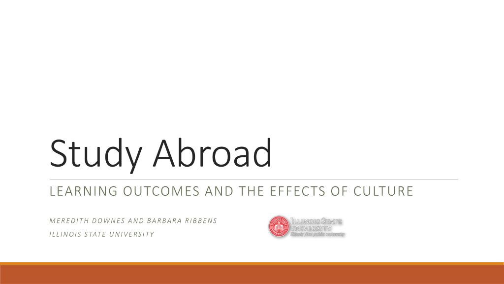 PPT - Study Abroad PowerPoint Presentation, free download - ID:1682557